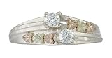 Black Hills Gold Ladies' Sterling Silver Cubic Zirconia Ring