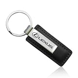 Lexus Black Leather Key Chain