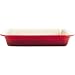 Le Creuset Stoneware 10-1/2-by-13-1/4-Inch Deep Dish Baker, Red