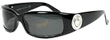 VERSACE 4044B Sunglasses GRAY / SHINY BLACK GB187 60-15-120