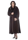Mink Coat - Plus Size Swirl Panel