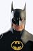 Batman Fancy Dress Costume Mens Rubber Mask with Painted Cowl