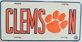 Clemson Tigers Metal License Plate