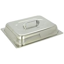 Benchmark 56747 Half-Size Domed Lid, 12-1/2" Length x 10-1/4" Width x 3" Height