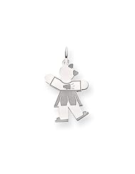 14k White Gold Kid Charm Cyber Monday Special