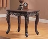 IMAGE OF 1-pc End Table in Espresso Finish PDS F60180