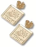 Phoenix Suns 14K Gold Dangle Earrings