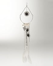 Feather & Pearl Boho Earrings