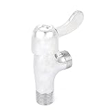 uxcell　アングルバルブ　キッチン　バスルーム　金属　1/2BSPオス x 1/2BSPオス　ネジ