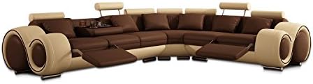 Divani Casa 4087 - Modern Bonded Leather Sectional Sofa