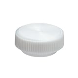 国産 POM (ジュラコン) Dキャップ 丸ノブ 白色 M4用xd9.8xD13xH5.5 12ヶ入 DCR-04W