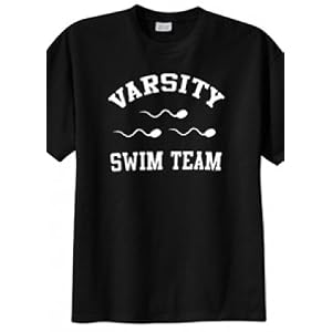 Big Mens Varsity Swim Team T-Shirt (Big and Tall and Regular Sizes)