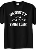 Big Mens Varsity Swim Team T-Shirt (Big & Tall and Regular Sizes)