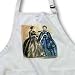 Florene Vintage - 2 Ladies In Color Civil War Dress - Aprons