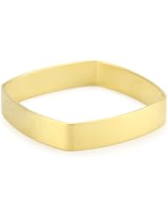 Dean Davidson "CLASSICS" Gold Large Square Bangle Bracelet