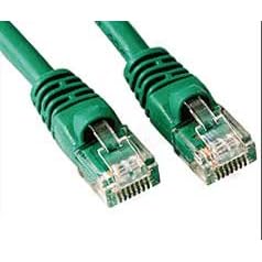 Click here to buy 1 FT CAT5e 350MHZ UTP Patch Cord, RJ45 Cable Green by SF Cable.