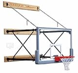 Four-Point Wall Mount Series with 2-3 Foot Extension for Rectangular Board and Adjust-a-Goal