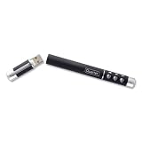 Quartet Wireless Remote and Laser Pointer, Black (84502)