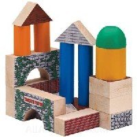Thomas Wooden Railway Sodor Blocks - Buildings & Destinations Set