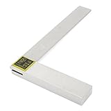 uxcell　トライ直角定規　L形　斜めの縁　木工　200x 125mm