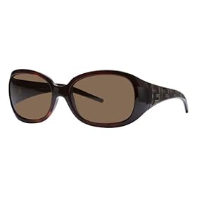 FENDI FS444 238 DARK HAVANA PLASTIC SUNGLASSES