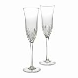 Waterford Crystal Ballet Blossom Toasting Flutes Pair