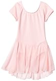 Capezio Girls 7-16 Short Sleeve Nylon Dress