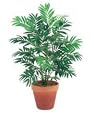 Set of 6 - 3' Artificial Bamboo Silk Palm Tree Plant (Non Potted)