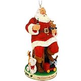 Coca Cola Santa with Toys 2010 Carlton Heirloom Ornament