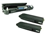 Compatible Brother DR-620 Drum Unit + 2 x TN-650 Toner Cartridges for Brother MFC 8480DN 8680DN 8890DW Brother HL 5340D 5370DW 5370DWT Brother DCP 8080DN 8085DN