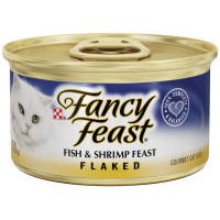 Fancy Feast Flaked Fish & Shrimp Feast Cat Food 3 oz
