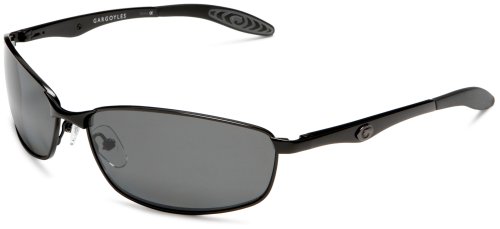 Gargoyles Men's Traction Metal Sunglasses,Black Frame/Smoke Lens,one size
