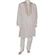 Men Cotton Clothing Embroidered Kurta Pajama Size L Chest 42 inches