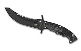 Spyderco Warrior Black FRN H-1 PlainEdge and SpyderEdge Knife Black Blade