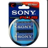 Sony AM2B2A Stamina Plus Alkaline batteries - size C - 2pk
