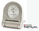 IMAGE OF New Smith & Wesson Watches SWW-50-S Alarm clock Tritium Fold for travel Silver High Quality
