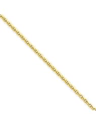 1.75mm, 14 Karat Gold, Parisian Wheat Chain - 24 inch