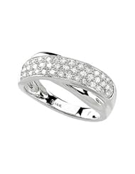 Ann Harrington Jewelry 14k White Gold 5/8 Ct Tw Diamond Pave Ring