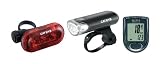 Cateye EL135N/LD130/VL510 Head Light,Rear Light and Bicycle Computer