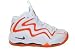 Nike Air Pippen Men's Sneaker Style # 325001-100 (9 MENS US, WHITE/DARK GREY-TOTAL ORANGE)