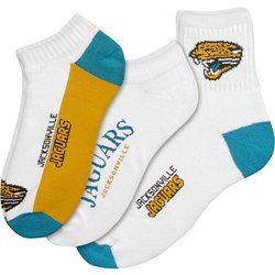 Buy For Bare Feet Jacksonville Jaguars Mens Socks- 3 Pack - Jacksonville Jaguars Large now!