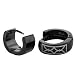 Stainless Steel Huggie Earrings with Celtic Design
