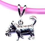 16 Pink Mom Cat and Kitten Necklace Sterling Silver Jewelry Gift Boxed