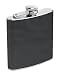True Fabrications Flask (6 oz) with black leather (faux)