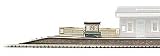 Superquick A3 Island Platform - Card Kit, Overall size: 492 x 75 x 16mm