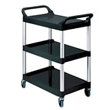 CART UTILITY BLACK, EA, 10-0573 RUBBERMAID COMMERCIAL UTILITY CARTS