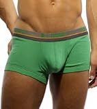 C-IN2 Flourite Green Sling Support Lo No Show Army Trunk 1835-FLG