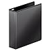 Wilson Jones 3 Ring Binder 2 Inch, Ultra Duty D-Ring View Binder with Extra Durable Hinge, Customizable, Black (W86621)