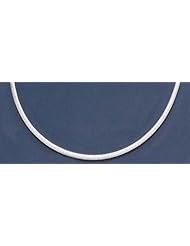 Silverflake -Sterling Silver Omega Necklace - 3mm Omega