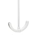 Dynalon 312514-0003 PTFE Lab Stirrer with Anchor Propeller Blade, 4" Rotor and 22" Shaft, 260 Degree C
